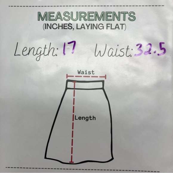 Sag Harbor Petite Red Roses Brown Long Skirt Faux Wrap Elastic Waist SZ PM EUC - Picture 7 of 7